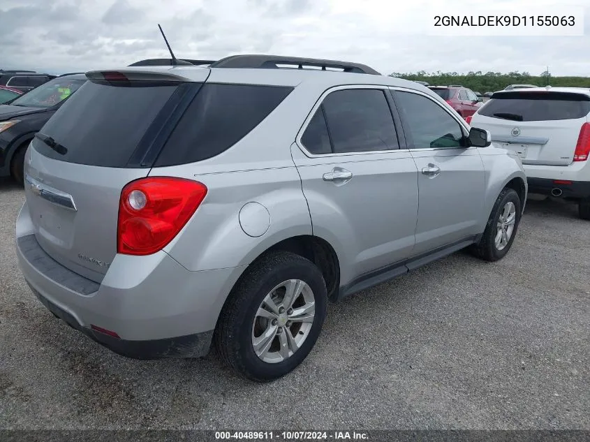 2GNALDEK9D1155063 2013 Chevrolet Equinox Lt