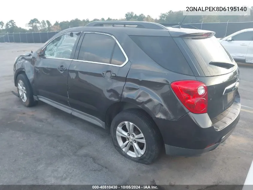 2GNALPEK8D6195140 2013 Chevrolet Equinox 2Lt