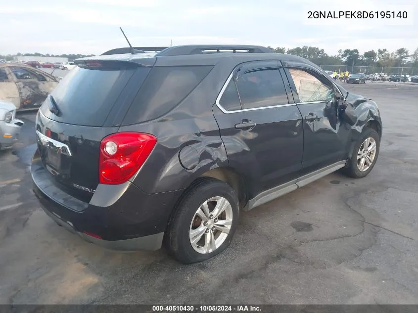 2GNALPEK8D6195140 2013 Chevrolet Equinox 2Lt