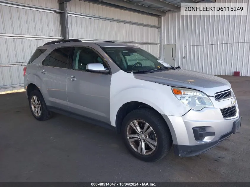 2013 Chevrolet Equinox 1Lt VIN: 2GNFLEEK1D6115249 Lot: 40514347