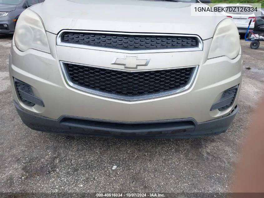 1GNALBEK7DZ126334 2013 Chevrolet Equinox Ls