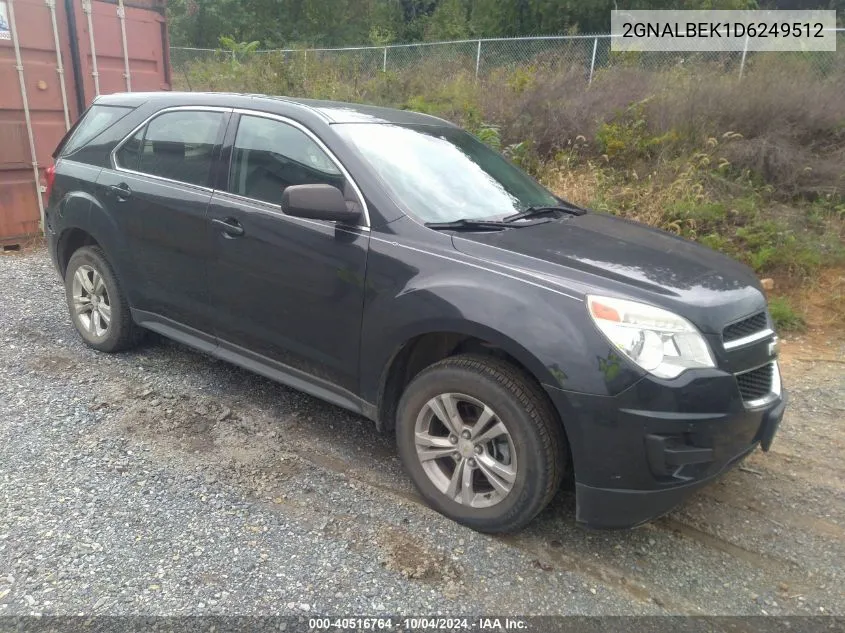 2013 Chevrolet Equinox Ls VIN: 2GNALBEK1D6249512 Lot: 40516764