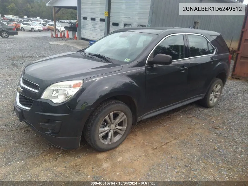 2013 Chevrolet Equinox Ls VIN: 2GNALBEK1D6249512 Lot: 40516764