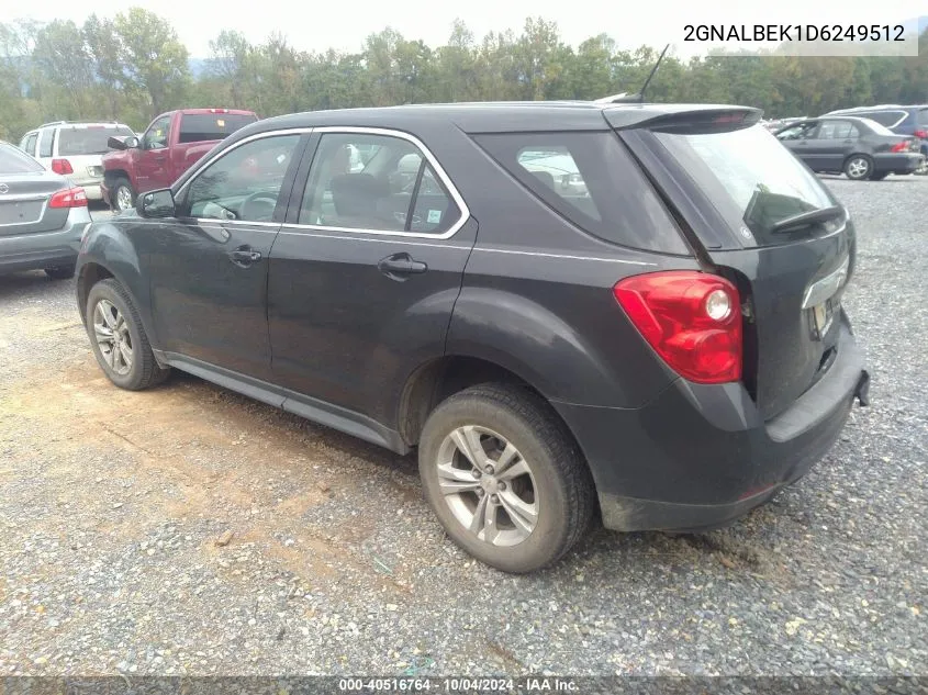 2013 Chevrolet Equinox Ls VIN: 2GNALBEK1D6249512 Lot: 40516764