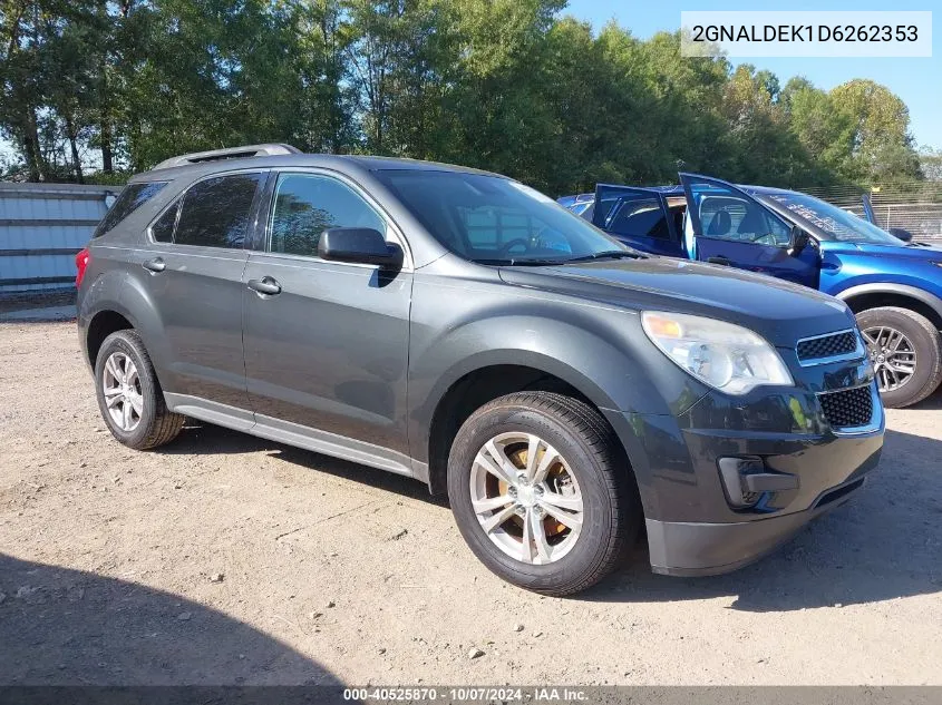 2GNALDEK1D6262353 2013 Chevrolet Equinox 1Lt