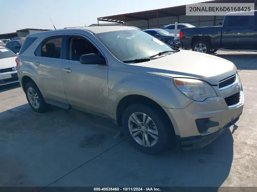 2013 Chevrolet Equinox Ls VIN: 2GNALBEK6D6168425 Lot: 40535460