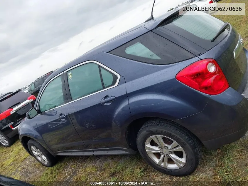 2GNALBEK3D6270636 2013 Chevrolet Equinox Ls