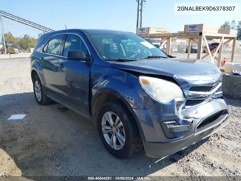 2GNALBEK9D6378307 2013 Chevrolet Equinox Ls