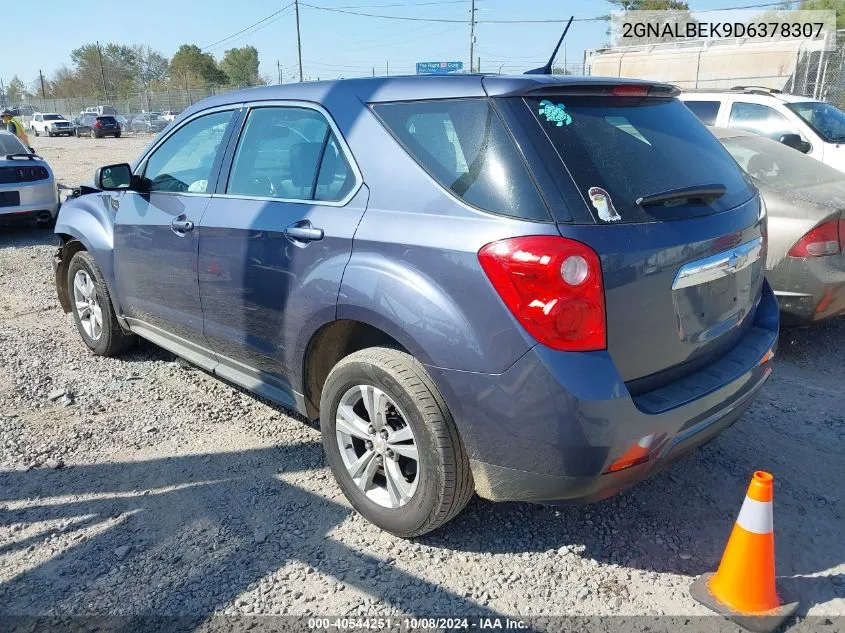 2GNALBEK9D6378307 2013 Chevrolet Equinox Ls