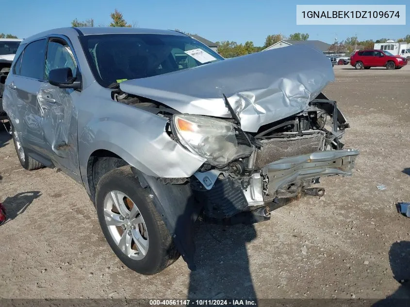 2013 Chevrolet Equinox Ls VIN: 1GNALBEK1DZ109674 Lot: 40561147