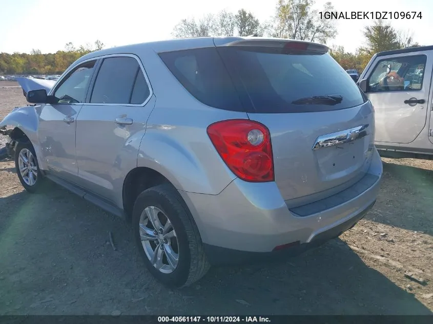 2013 Chevrolet Equinox Ls VIN: 1GNALBEK1DZ109674 Lot: 40561147