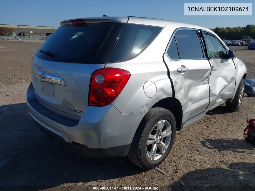 2013 Chevrolet Equinox Ls VIN: 1GNALBEK1DZ109674 Lot: 40561147