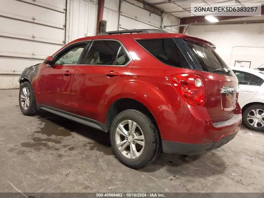 2013 Chevrolet Equinox 2Lt VIN: 2GNALPEK5D6383257 Lot: 40569462