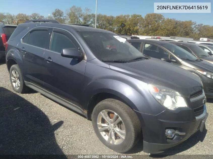 2013 Chevrolet Equinox 2Lt VIN: 2GNFLNEK7D6415619 Lot: 40573862