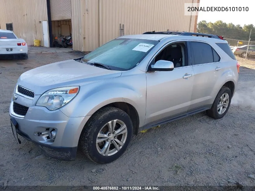 2013 Chevrolet Equinox 1Lt VIN: 2GNALDEK0D6101010 Lot: 40576882