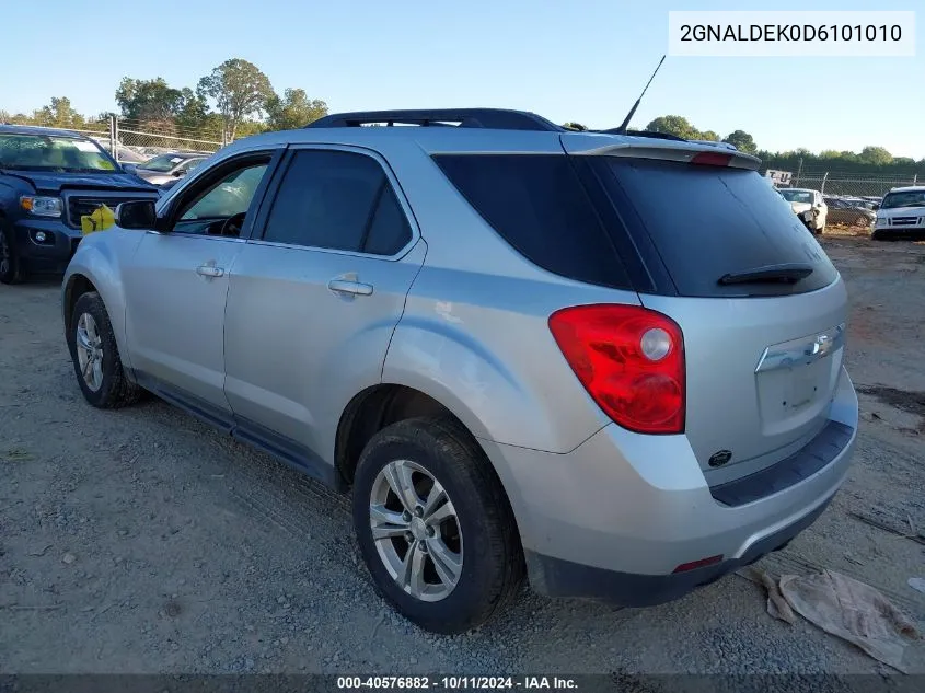 2013 Chevrolet Equinox 1Lt VIN: 2GNALDEK0D6101010 Lot: 40576882