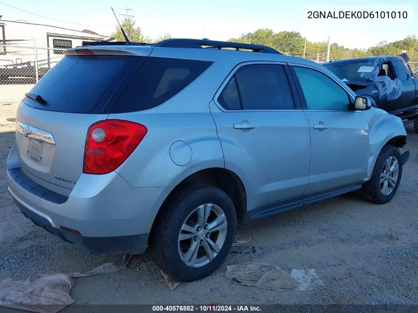 2013 Chevrolet Equinox 1Lt VIN: 2GNALDEK0D6101010 Lot: 40576882