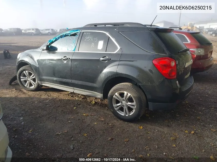 2GNALDEK6D6250215 2013 Chevrolet Equinox 1Lt