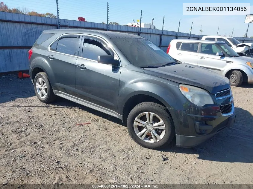 2013 Chevrolet Equinox Ls VIN: 2GNALBEK0D1134056 Lot: 40661261