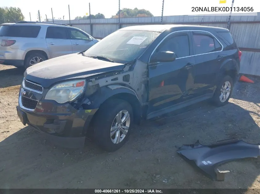 2013 Chevrolet Equinox Ls VIN: 2GNALBEK0D1134056 Lot: 40661261