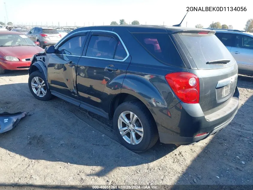 2013 Chevrolet Equinox Ls VIN: 2GNALBEK0D1134056 Lot: 40661261