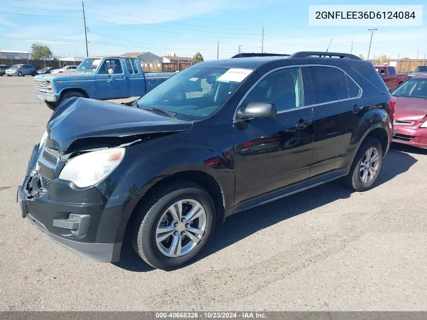 2013 Chevrolet Equinox 1Lt VIN: 2GNFLEE36D6124084 Lot: 40668326