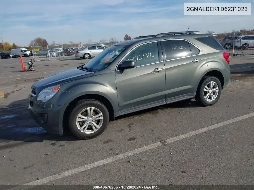 2013 Chevrolet Equinox 1Lt VIN: 2GNALDEK1D6231023 Lot: 40676286