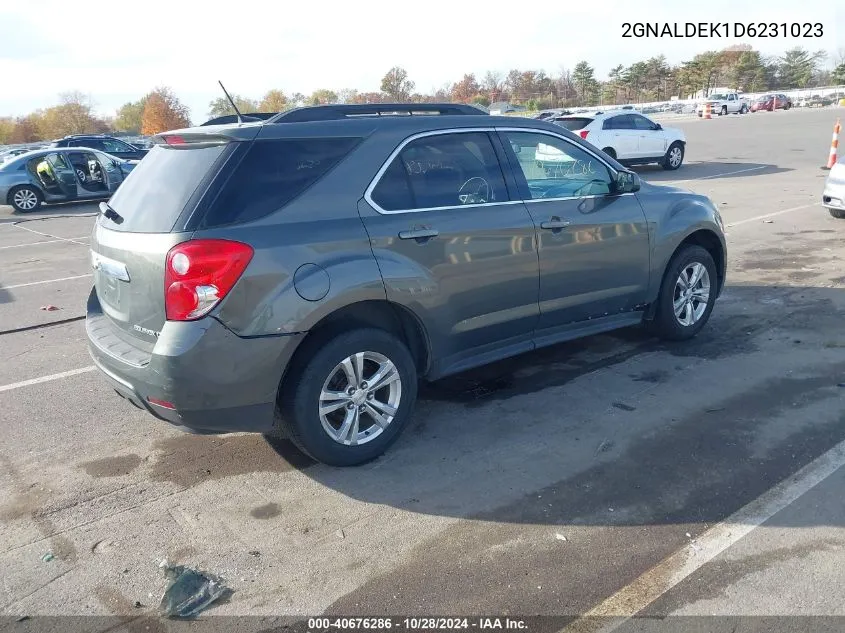 2013 Chevrolet Equinox 1Lt VIN: 2GNALDEK1D6231023 Lot: 40676286