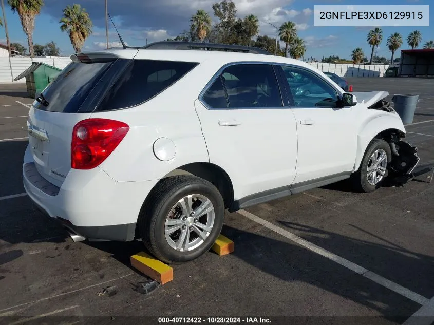 2013 Chevrolet Equinox 2Lt VIN: 2GNFLPE3XD6129915 Lot: 40712422