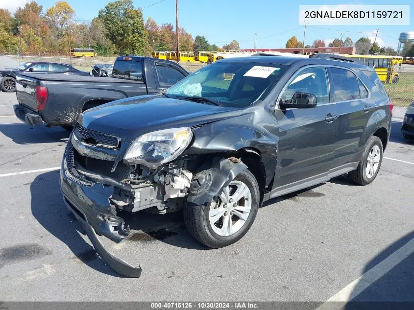 2GNALDEK8D1159721 2013 Chevrolet Equinox 1Lt