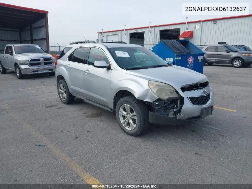 2013 Chevrolet Equinox 2Lt VIN: 2GNALPEKXD6132637 Lot: 40715264