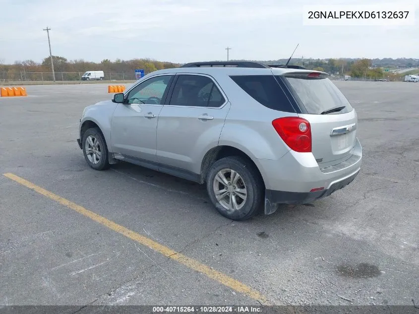 2013 Chevrolet Equinox 2Lt VIN: 2GNALPEKXD6132637 Lot: 40715264