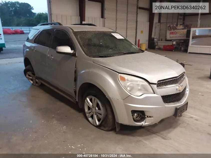 2GNALPEK3D6340262 2013 Chevrolet Equinox 2Lt