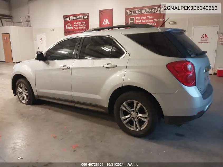 2GNALPEK3D6340262 2013 Chevrolet Equinox 2Lt