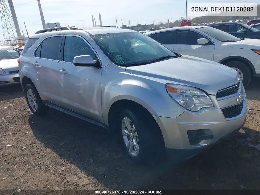 2013 Chevrolet Equinox 1Lt VIN: 2GNALDEK1D1120288 Lot: 40726378