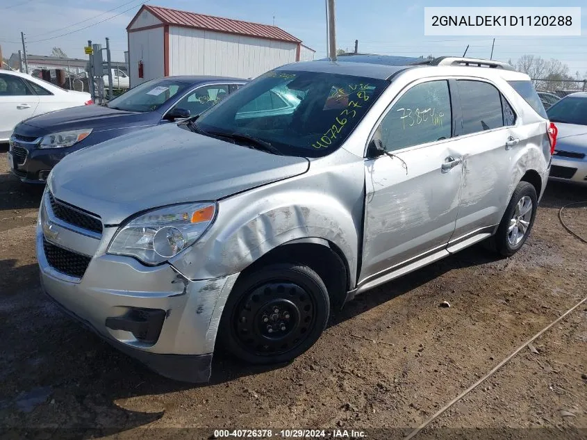 2013 Chevrolet Equinox 1Lt VIN: 2GNALDEK1D1120288 Lot: 40726378