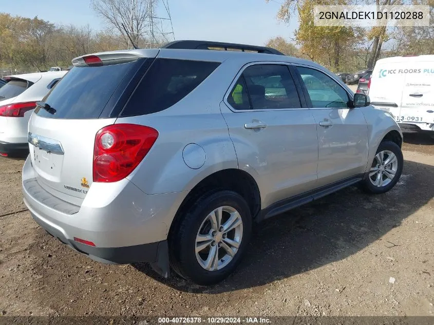 2013 Chevrolet Equinox 1Lt VIN: 2GNALDEK1D1120288 Lot: 40726378