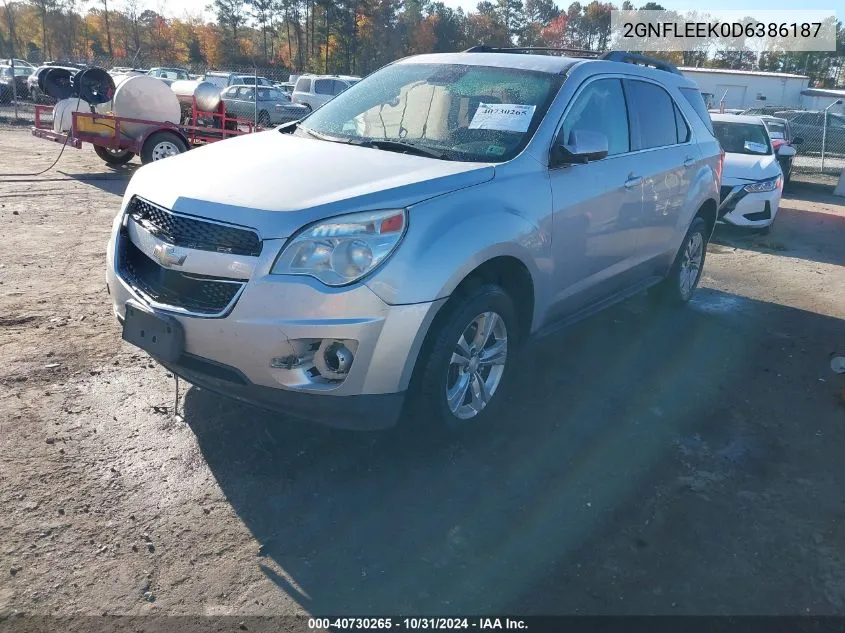 2GNFLEEK0D6386187 2013 Chevrolet Equinox 1Lt