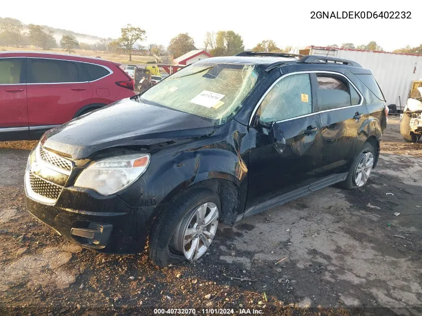 2013 Chevrolet Equinox 1Lt VIN: 2GNALDEK0D6402232 Lot: 40732070