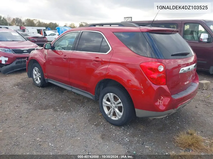 1GNALDEK4DZ103525 2013 Chevrolet Equinox 1Lt