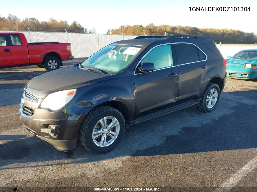 2013 Chevrolet Equinox 1Lt VIN: 1GNALDEK0DZ101304 Lot: 40748381