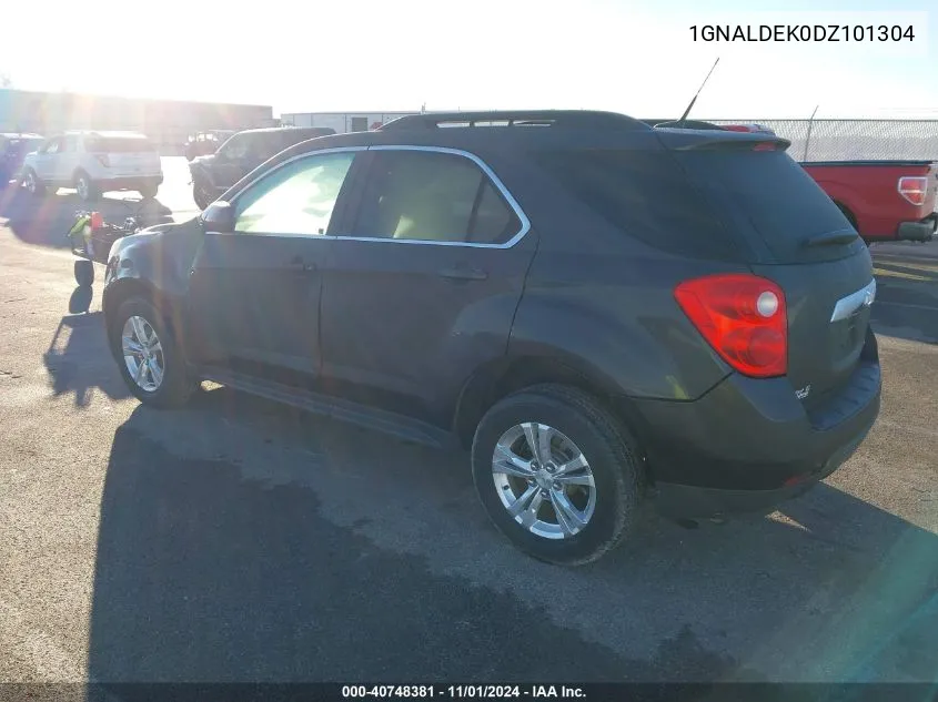 2013 Chevrolet Equinox 1Lt VIN: 1GNALDEK0DZ101304 Lot: 40748381