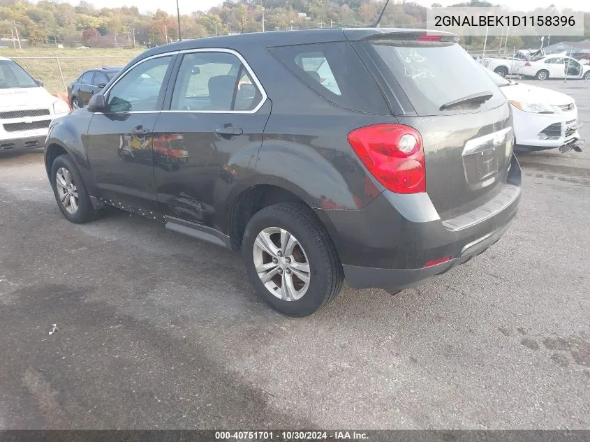 2013 Chevrolet Equinox Ls VIN: 2GNALBEK1D1158396 Lot: 40751701