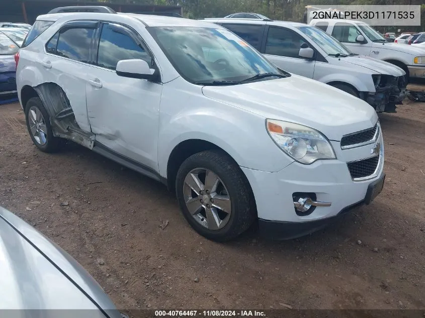 2013 Chevrolet Equinox 2Lt VIN: 2GNALPEK3D1171535 Lot: 40764467