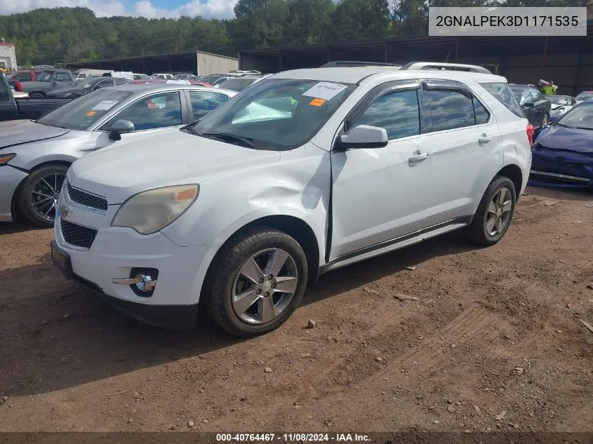 2013 Chevrolet Equinox 2Lt VIN: 2GNALPEK3D1171535 Lot: 40764467