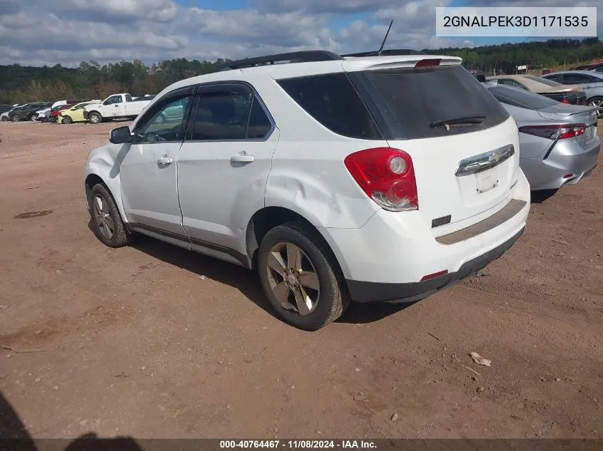 2013 Chevrolet Equinox 2Lt VIN: 2GNALPEK3D1171535 Lot: 40764467