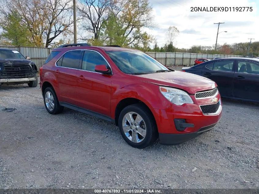 2013 Chevrolet Equinox 1Lt VIN: 2GNALDEK9D1192775 Lot: 40767893