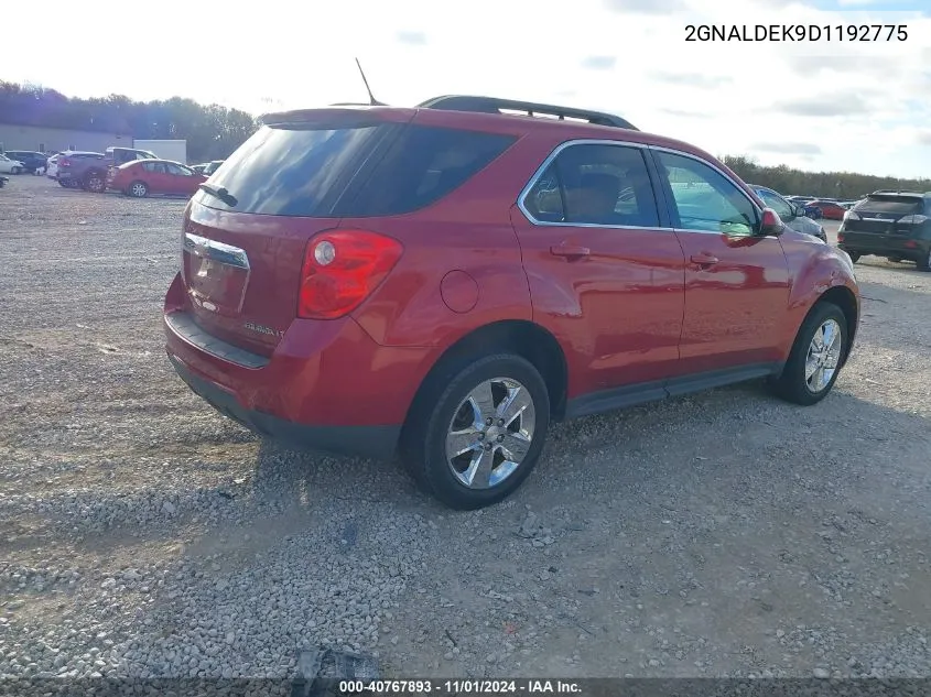 2GNALDEK9D1192775 2013 Chevrolet Equinox 1Lt