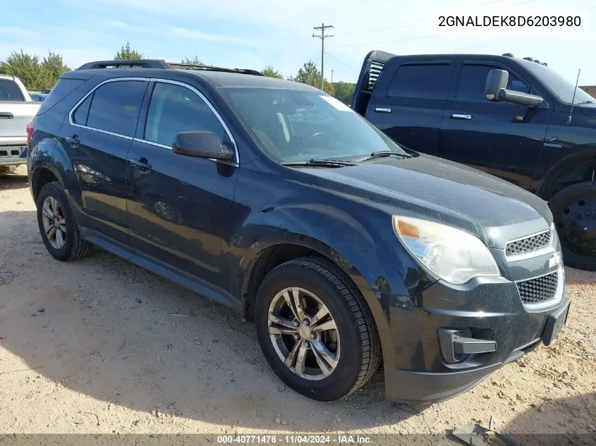 2GNALDEK8D6203980 2013 Chevrolet Equinox 1Lt