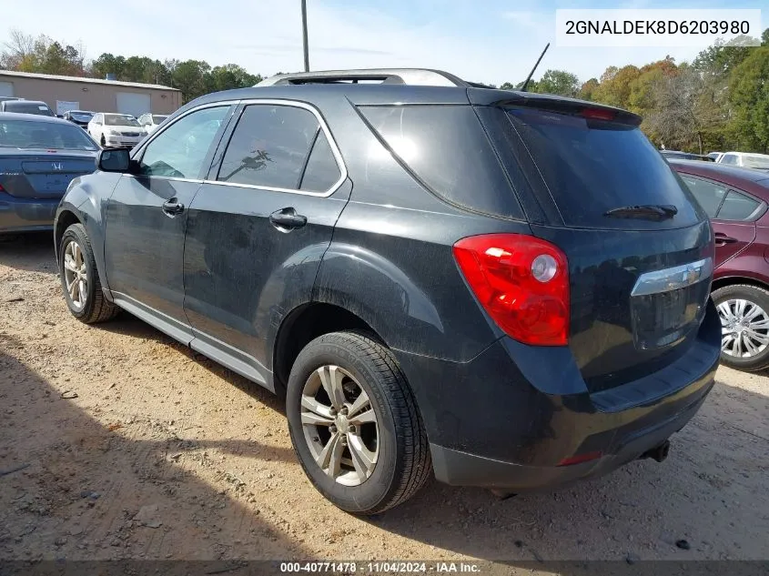 2GNALDEK8D6203980 2013 Chevrolet Equinox 1Lt